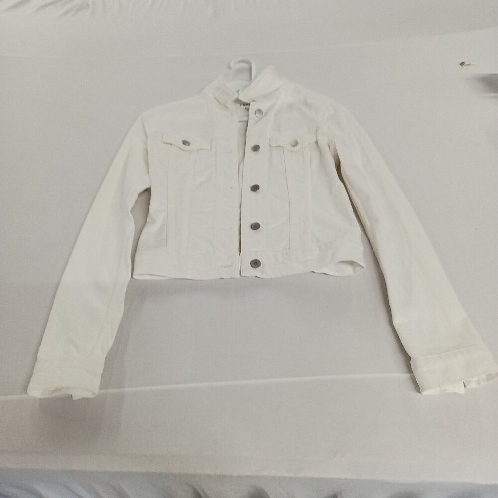 Women's J Brand White Denim Jacket Size XS